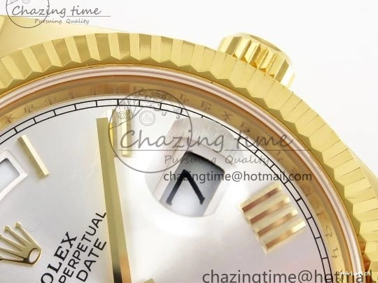 Day on 228238 ARF VR3255 Silver President Bracelet 40 YG Dial Edition Date 1:1 Best Roman 0406